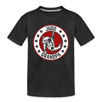 Judo Grand-père Judo Combattant Judo Arts Martiaux Judoka - T-shirt bio Premium Enfant - noir - Devant
