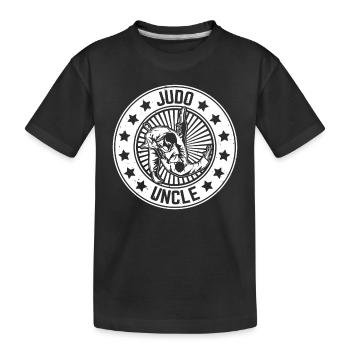 Judo Oncle Judo combattant Judo Arts Martiaux Judoka U - T-shirt bio Premium Enfant - noir - Devant