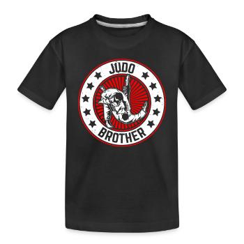 Judo Frère Judo Combattant Judo Arts Martiaux Judoka - T-shirt bio Premium Enfant - noir - Devant