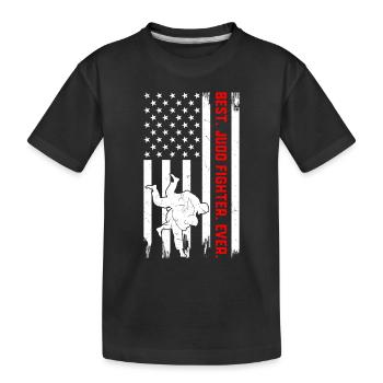 Meilleur combattant de judo de tous les temps - Judo Fighter Judo Martial - T-shirt bio Premium Enfant - noir - Devant