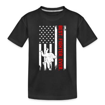 Meilleur combattant de judo de tous les temps - Judo Arts martiaux - T-shirt bio Premium Enfant - noir - Devant