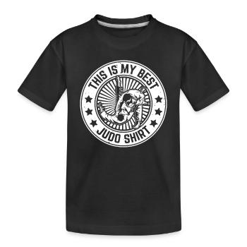 C’est mon meilleur t-shirt de judo Judo Fighter Judo - T-shirt bio Premium Enfant - noir - Devant