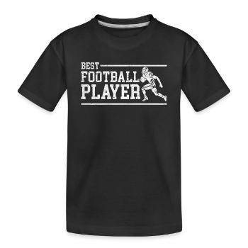 Saison de football Jeu de football - Meilleur jeu de football - T-shirt bio Premium Enfant - noir - Devant