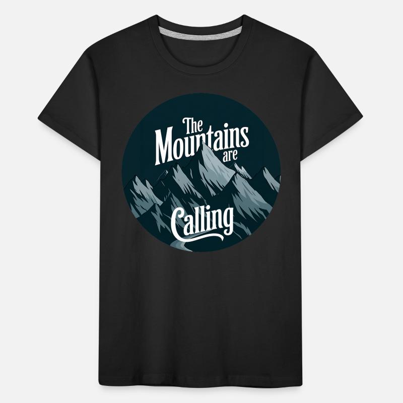 Conception d’alpinisme - Wanderlust et Wanderlust T-shirt bio Premium Enfant