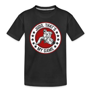 Judo that's my game - Judo Martial Arts Judo Fight - Kids' Premium Organic T-Shirt - black - Front