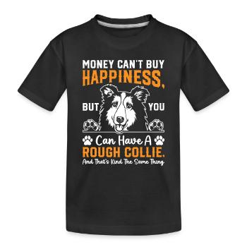 Rough Collie Lover Rough Collie Quotes - Kinder Premium Bio T-Shirt - Schwarz - Vorne