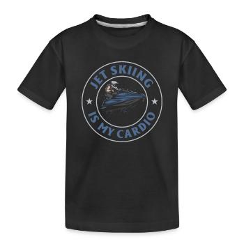 Le jetski, c’est mon cardio - Jetski Lover Jetski Rider - T-shirt bio Premium Enfant - noir - Devant
