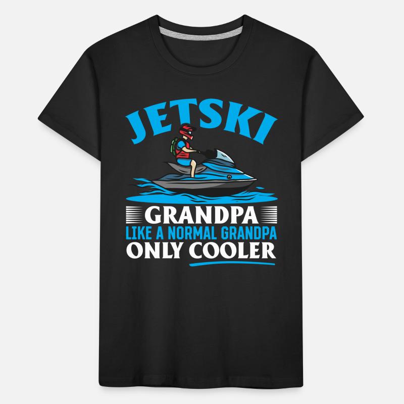 Jetski Papi comme un Papi normal juste plus cool T-shirt bio Premium Enfant