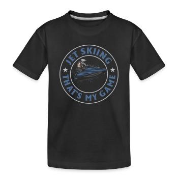 Le jetski c’est mon jeu - Jetski Lover Jetski Rid - T-shirt bio Premium Enfant - noir - Devant