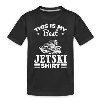 C’est mon meilleur t-shirt Jetski Jetski Rider - T-shirt bio Premium Enfant - noir - Devant
