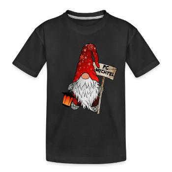 Gnome de Noël PC Gnome - T-shirt bio Premium Enfant - noir - Devant