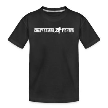 Sambo Arts Martiaux Sambo Fighter - Crazy Sambo - T-shirt bio Premium Enfant - noir - Devant