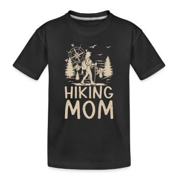 Randonnée Mama Randonnée Lover Randonnée Randonnée Maman - T-shirt bio Premium Enfant - noir - Devant