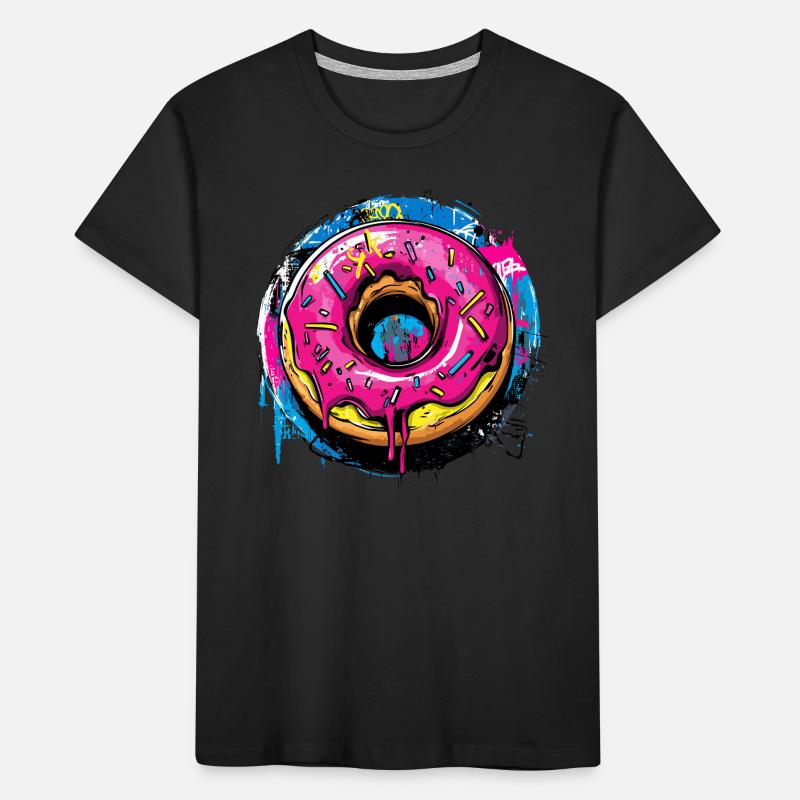 Donut dans le style graffiti T-shirt bio Premium Enfant