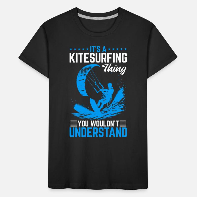 C’est un truc de kitesurf que vous ne comprendriez pas T-shirt bio Premium Enfant