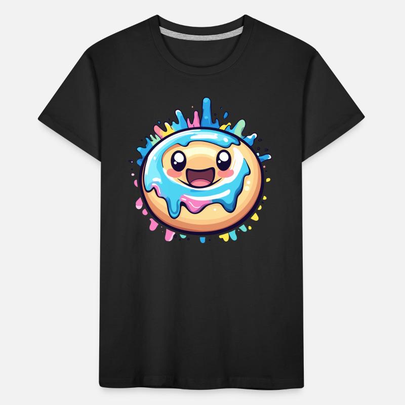 Donut with icing Kids' Premium Organic T-Shirt