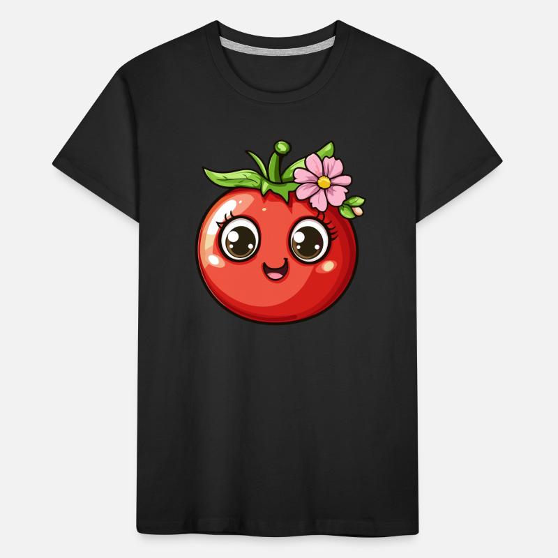 Tomate avec fleur T-shirt bio Premium Enfant
