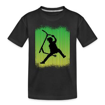 Freestyle Scooter - Kinder Premium Bio T-Shirt - Schwarz - Vorne