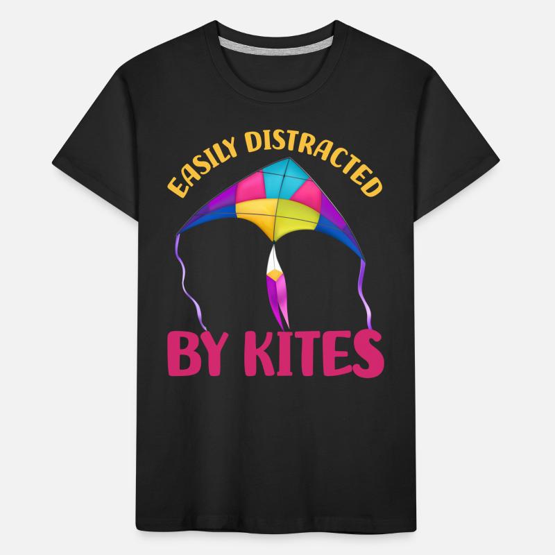 Kite flying Kids' Premium Organic T-Shirt