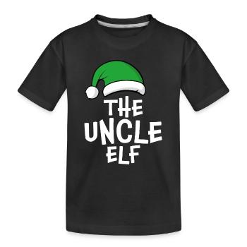 L’oncle elfe - T-shirt bio Premium Enfant - noir - Devant