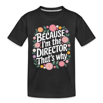 Filmemacher Filmregisseur Kameramann Film - Kinder Premium Bio T-Shirt - Schwarz - Vorne