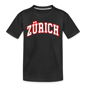 Zurich - T-shirt bio Premium Enfant - noir - Devant