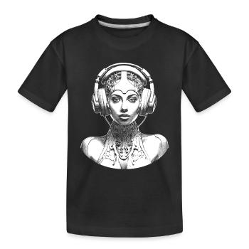 Fans électro : révolution du maillot musical - T-shirt bio Premium Enfant - noir - Devant