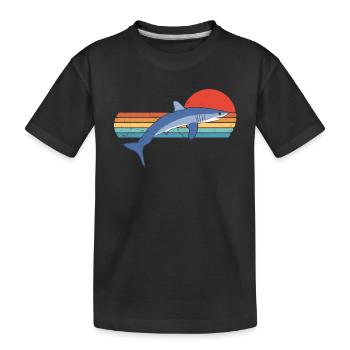 Requin tako - T-shirt bio Premium Enfant - noir - Devant