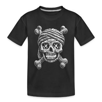Tatouage des ténèbres : Crâne T-shirt - T-shirt bio Premium Enfant - noir - Devant