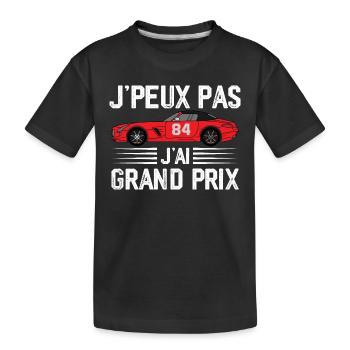 Je peux pas j ai grand prix - T-shirt bio Premium Enfant - noir - Devant