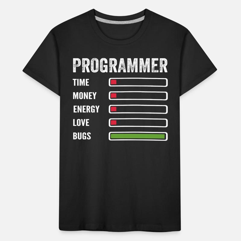 Entwickler Humor Programmierer Programmierer Programmierer Kinder Premium Bio T-Shirt