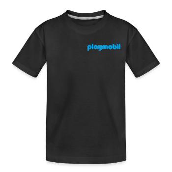 Playmobil Logo Classique Motif Poitrine - T-shirt bio Premium Enfant - noir - Devant