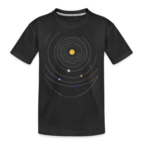 Sonnensystem mit Nibiru - Kinder Premium Bio T-Shirt