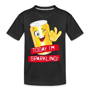 étain - T-shirt bio Premium Enfant - noir - Devant