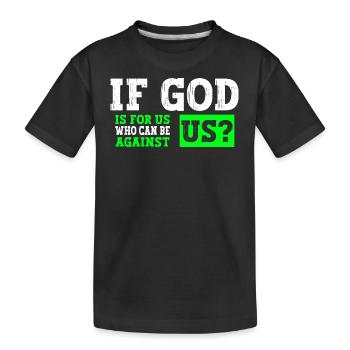 Jésus-Christ - Chemise chrétienne - Chrétien - T-shirt bio Premium Enfant - noir - Devant