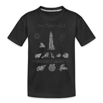 It's always summer - Kids' Premium Organic T-Shirt - black - Front