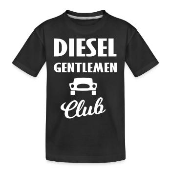 Der Autofahrer Diesel Club - Kinder Premium Bio T-Shirt - Schwarz - Vorne