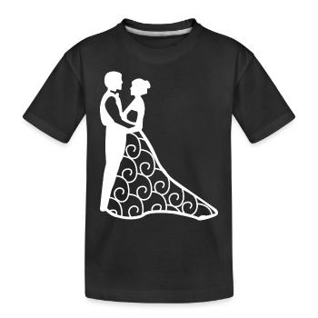 Marié - T-shirt bio Premium Enfant - noir - Devant