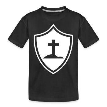 Armoiries croisées - T-shirt bio Premium Enfant - noir - Devant