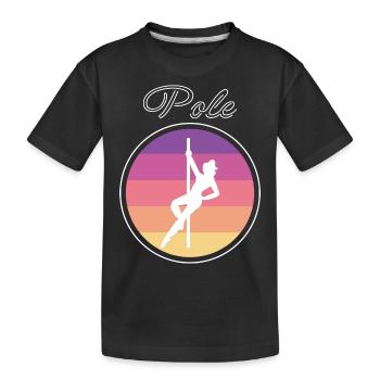 Dancing Dance Music - Kids' Premium Organic T-Shirt - black - Front