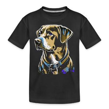 Labrador Retriever - Kids' Premium Organic T-Shirt - black - Front