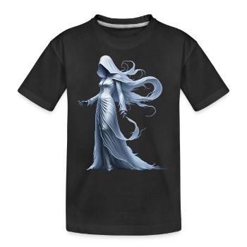 Gruseliges Halloween-partykostüm Banshee - T-shirt bio Premium Enfant - noir - Devant