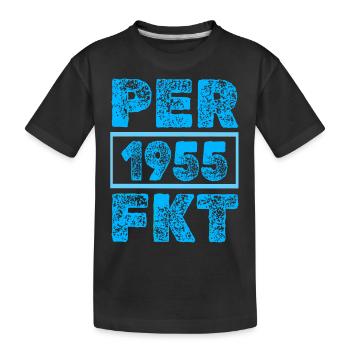 Perfected in 1955 - Kids' Premium Organic T-Shirt - black - Front