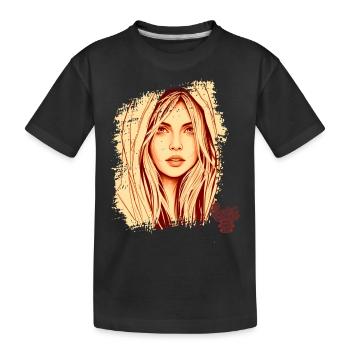 Positive Denkstimmung Leben, Positives Denken - Kinder Premium Bio T-Shirt - Schwarz - Vorne