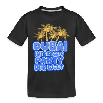 Vacances Dubaï - T-shirt bio Premium Enfant - noir - Devant