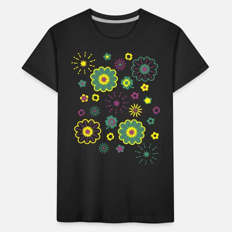 flower pattern 1 Kinder Premium Bio T-Shirt