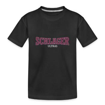 J'adore Schlager allemand - Ultra - Cadeau - T-shirt bio Premium Enfant - noir - Devant