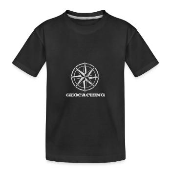 Geocaching - T-shirt bio Premium Enfant - noir - Devant