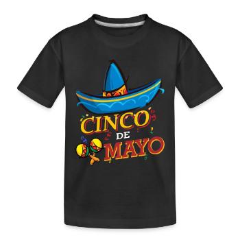cinco de mayo - 5 de mayo - T-shirt bio Premium Enfant - noir - Devant