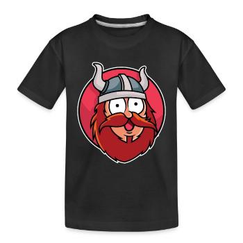 Drôle de Viking - T-shirt bio Premium Enfant - noir - Devant